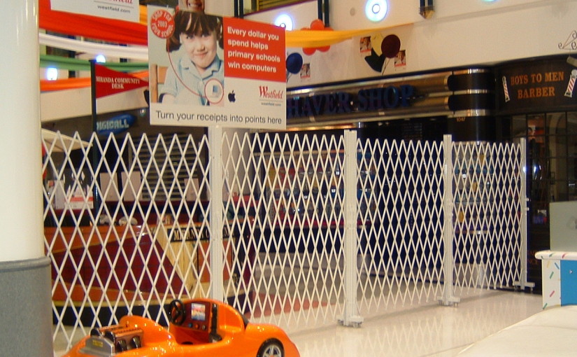Mobile Shopping Centre Trellis Security Doors
