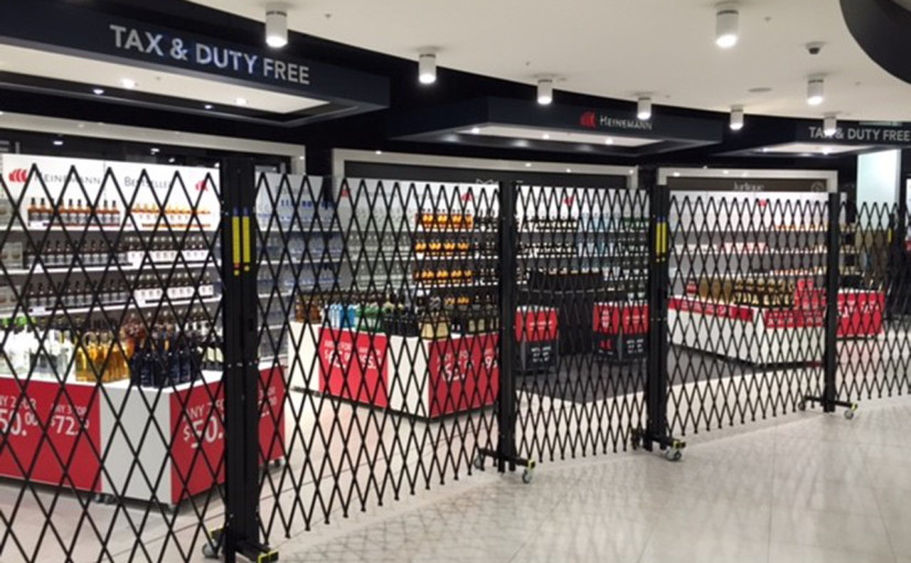 retractable barriers - Hire Mobile Crowd Control & Temporary Security Fencing Australia