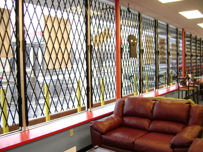 window & door security at a restaurant in Hobart
