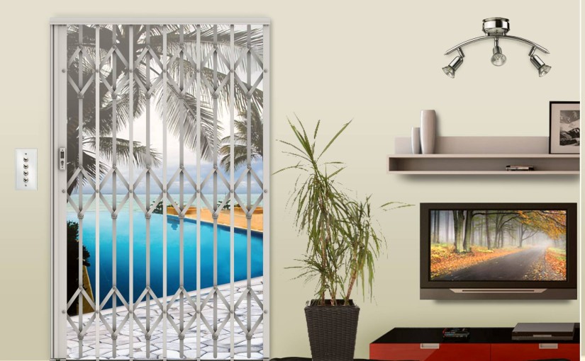 Scissor Doors and Gates for Secure Residential Applications