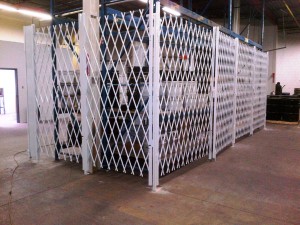 Warehouse Racks Locked