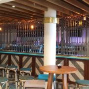 Sails Resort Curved Bar Top Security Door Sails Resort Curved Bar Top Security Door