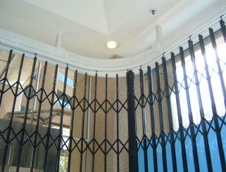 Commercial Curved Security Screen Stacking Door - Australia