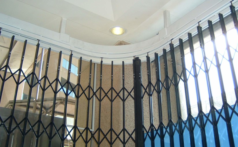 Commercial Curved Security Screen Stacking Door - Australia
