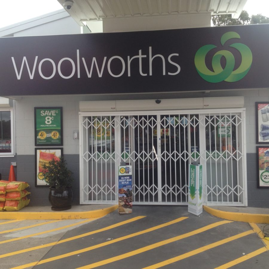 ATDC Installs Security Door at Woolworths in Brisbane