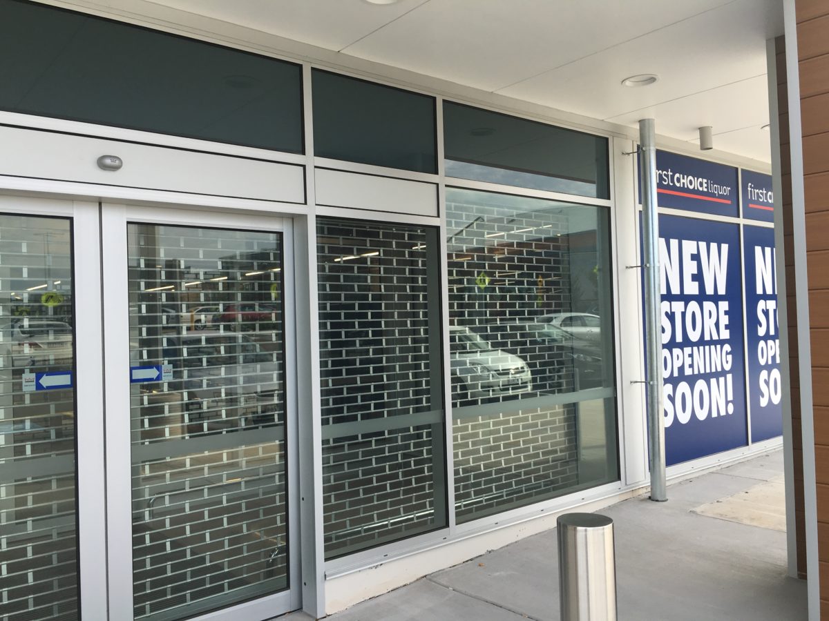 ATDC Installs Roller Grilles for First Choice Liquor at Casey Central Shopping Centre