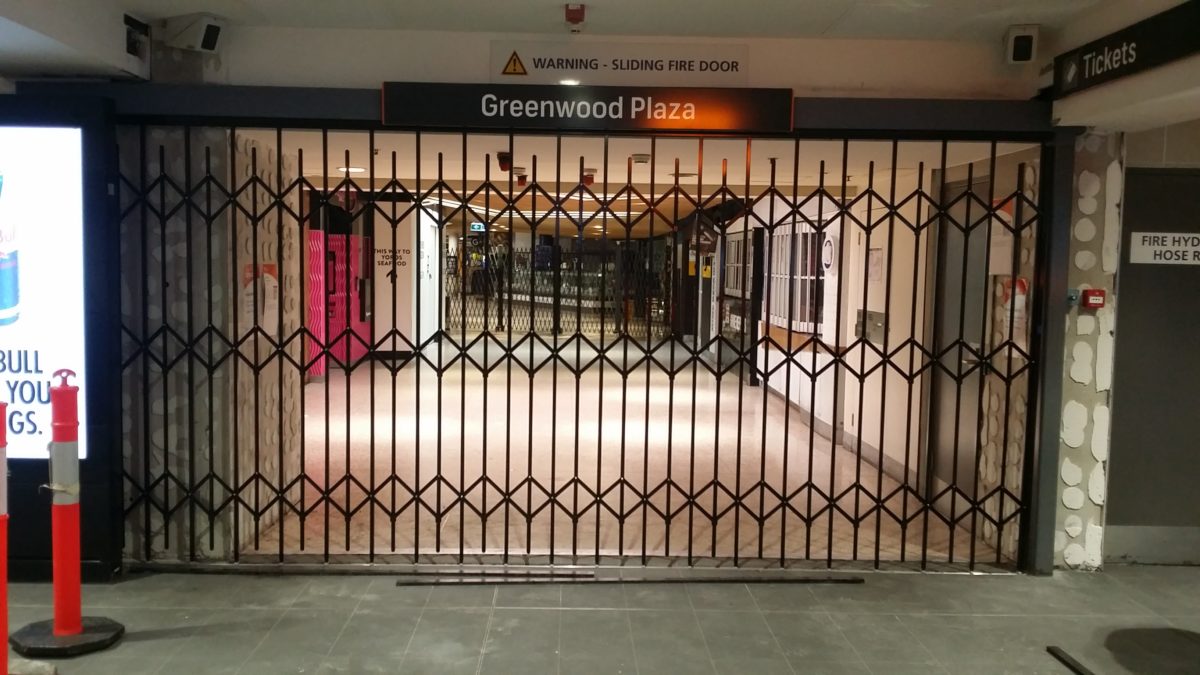 Railway Station Commercial Security Grilles Project