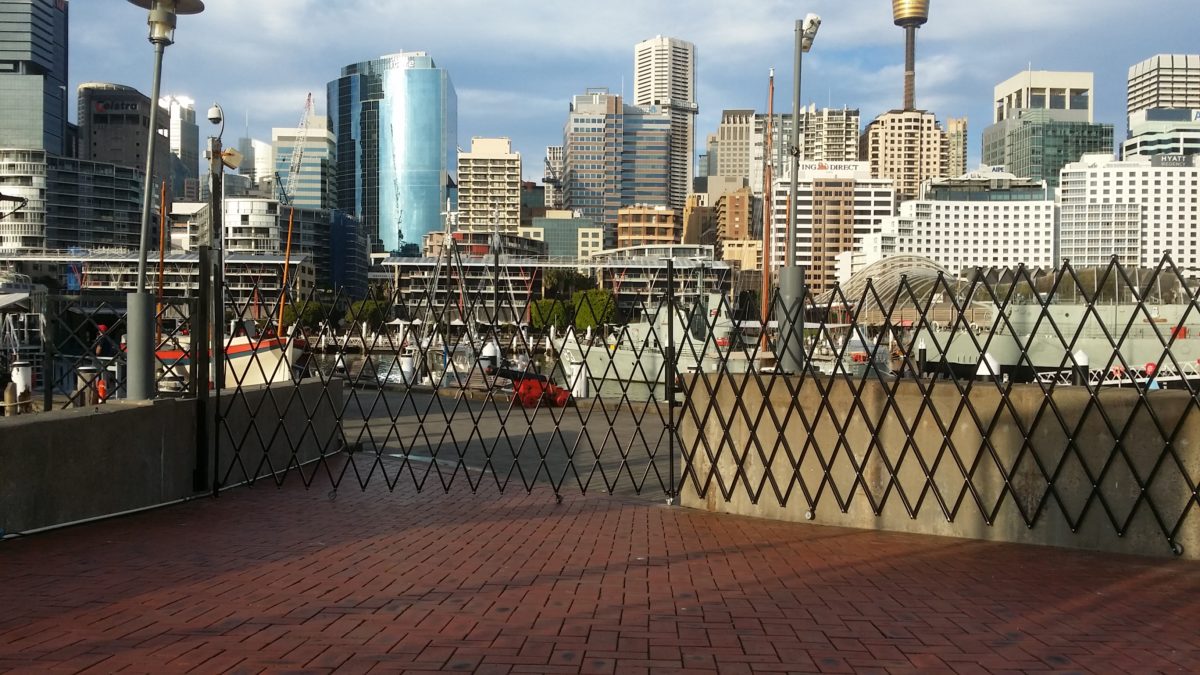 Portable Safety Barriers at The Australian National Maritime Museum
