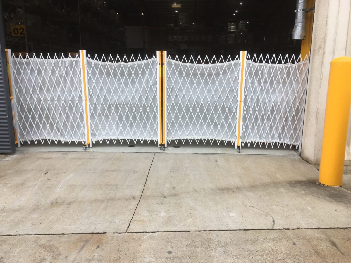 Warehouse Safety Barriers - Worksafe Compliant for Warehousing LVMH Australian Trellis Doors Co