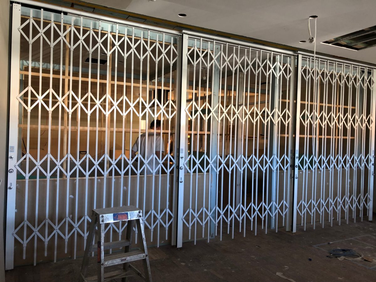 security bifold shopfront door brisbane