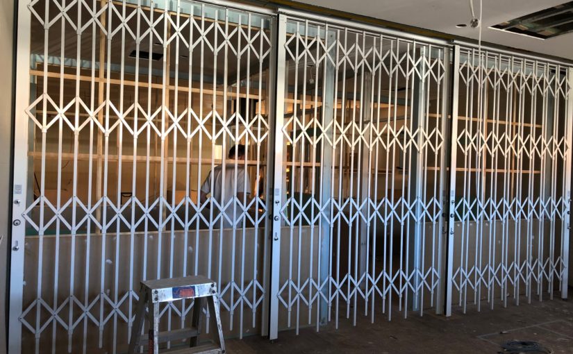 INNOVATIVE TRIPLE TRACK COMMERCIAL BIFOLD DOOR HAS INCREDIBLE SPACE SAVING BENEFITS