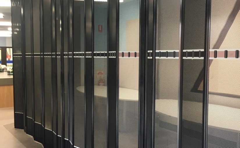 PERFORATED FOLDING CLOSURES SECURE MELBOURNE UNIVERSITY’S SOUTHBANK LIBRARY