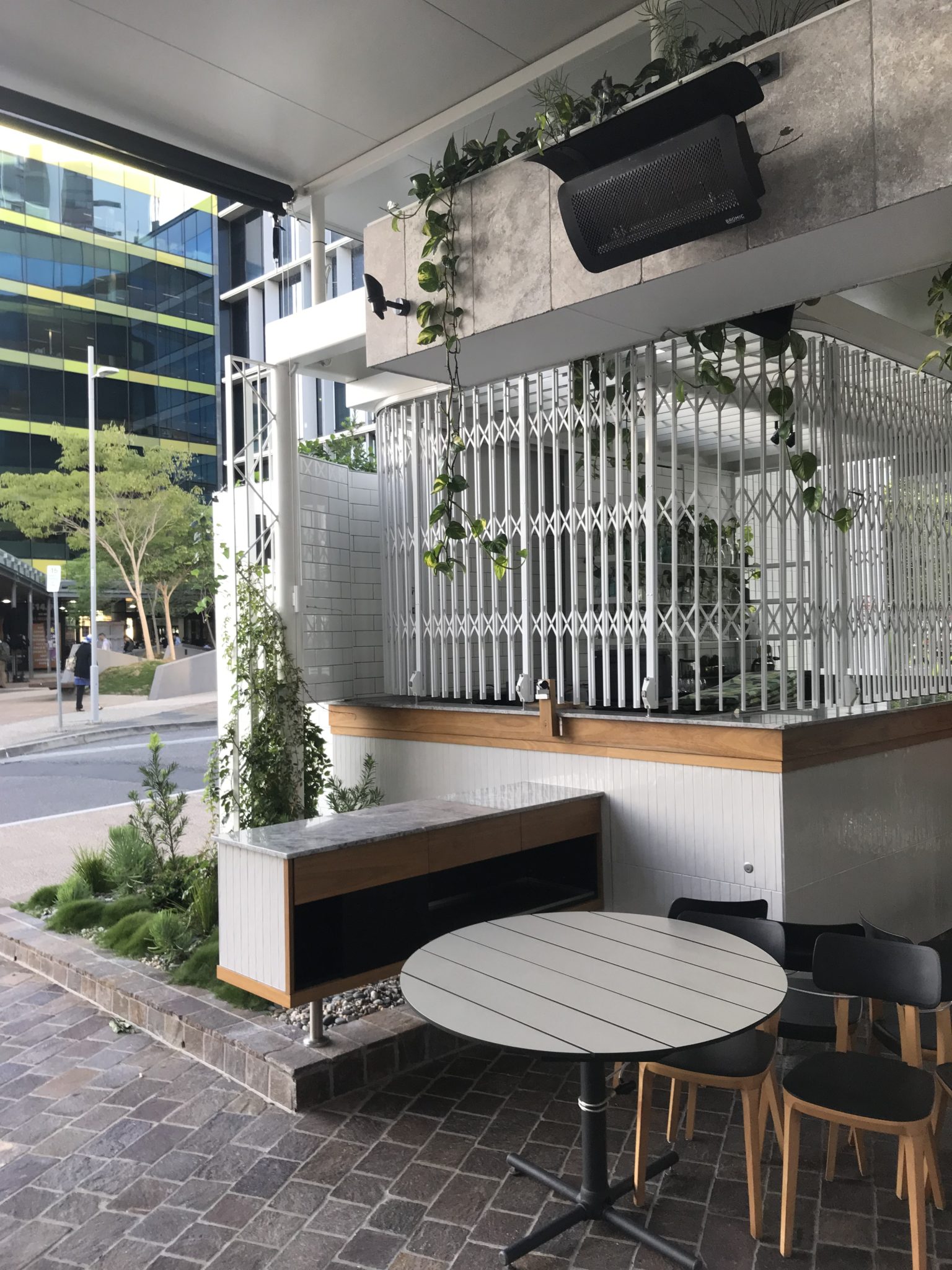 Reception Desk Security Doors | Australian Trellis Door Co