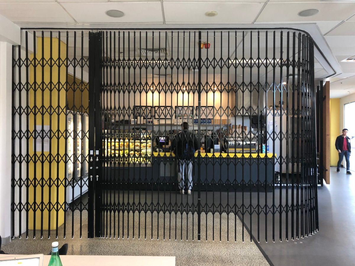 Curved Security Doors Deakin University