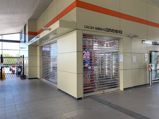 Clearvision Roller Shutters for Rhodes Railway Station Australian Trellis Door Co NSW New South Wales