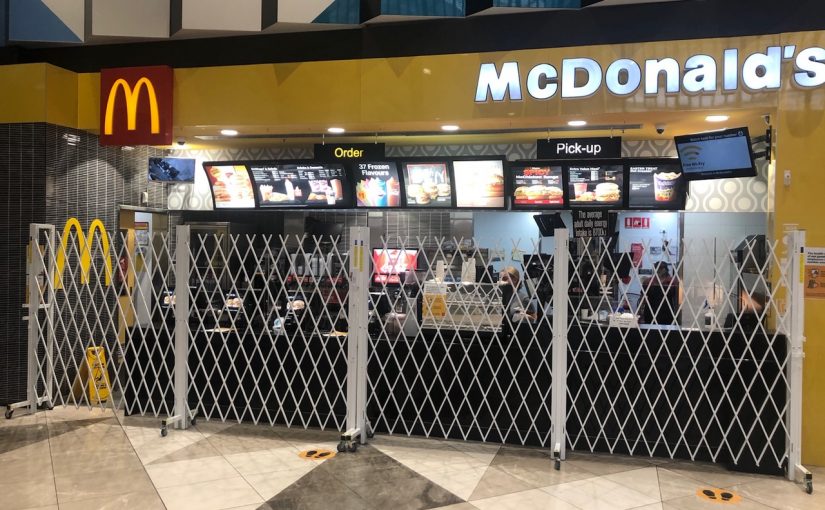 AUSSIE MADE ACCESS CONTROL BARRIER FOR MCDONALD’S RESTAURANTS