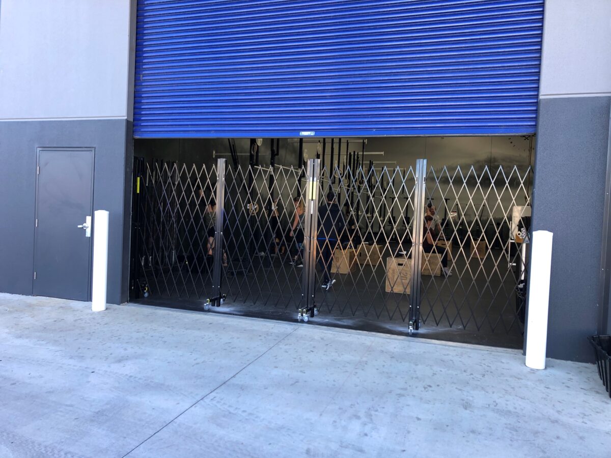 Portable Security Barriers for 24 Hour Gyms & Health Clubs Smeaton Grange Sydney