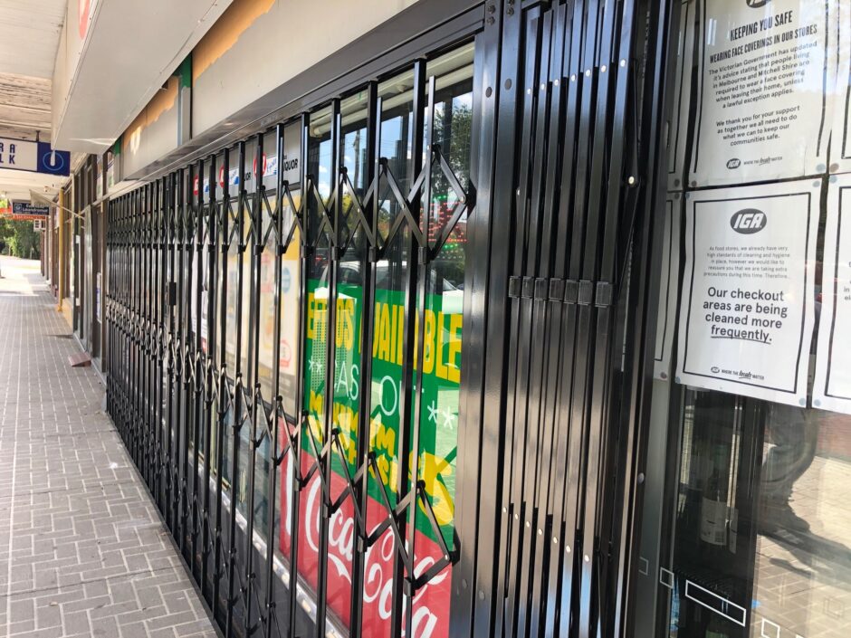 Expandable Security Shutters for IGA Stores Australia
