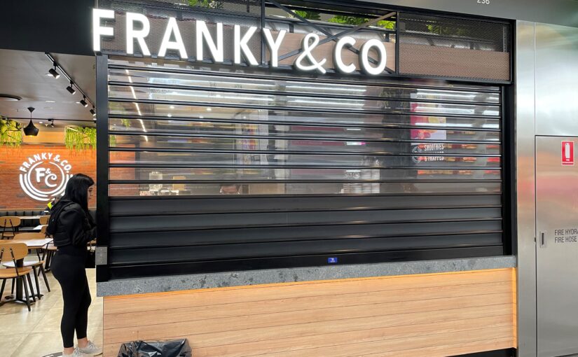 Commercial Security Shutters for Counter Tops, Serveries, Benchtops and Reception Desks