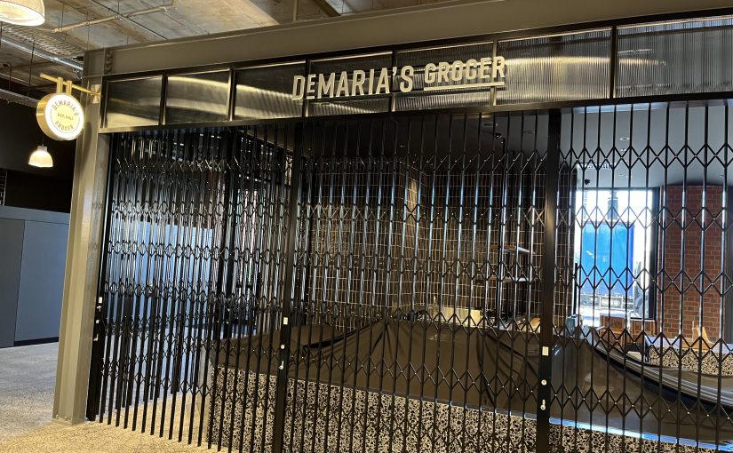 Commercial Dual Track Concertina Doors