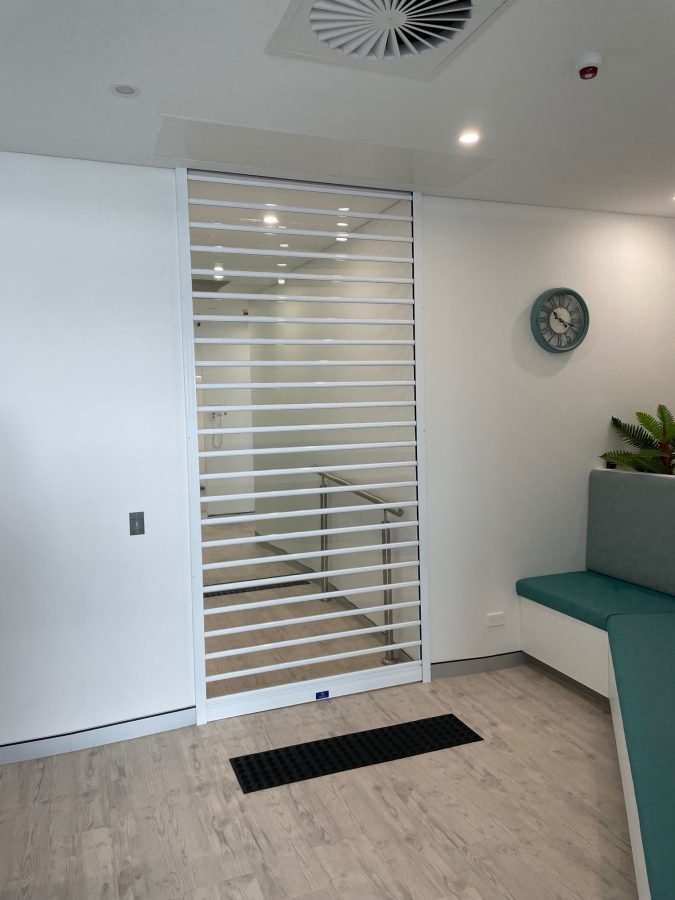 Transparent Security Shutters for Commercial Offices Australia ATDC