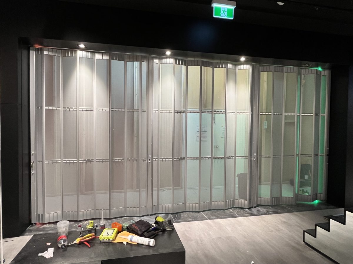 mesh infill doors