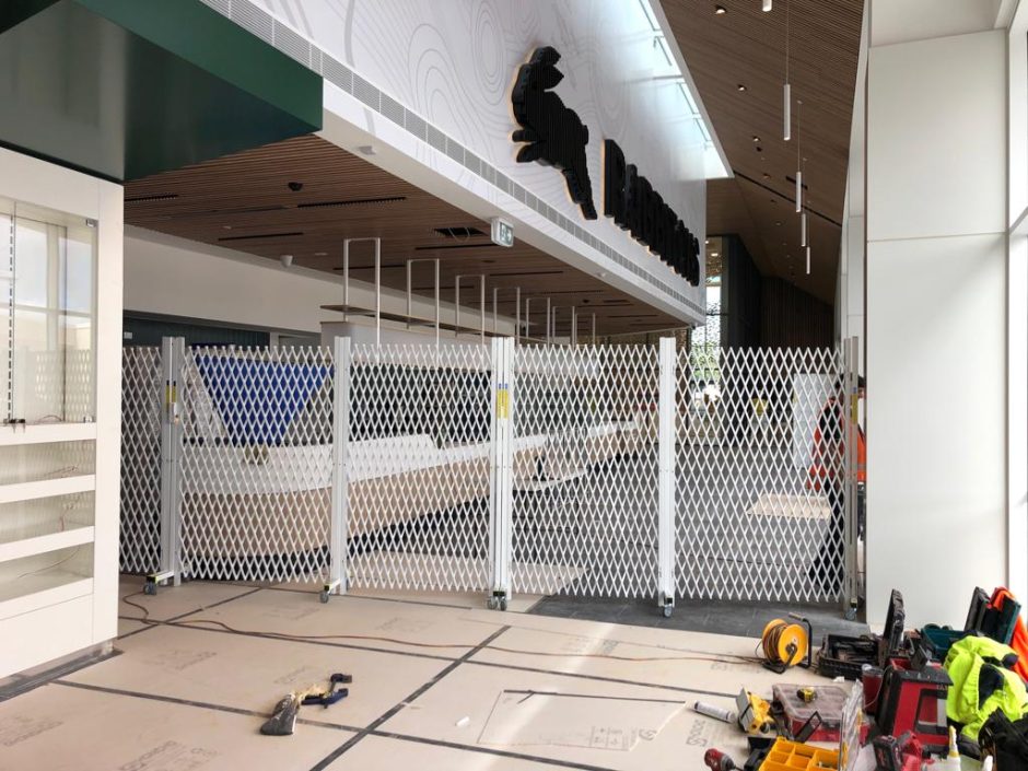 Heavy Duty Lockable Barriers - Heffron Community Centre Sydney Australia