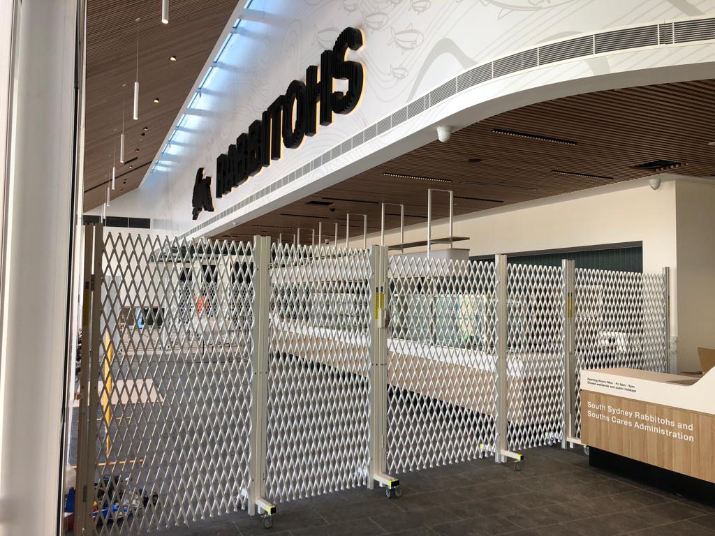Heavy Duty Lockable Barriers - Heffron Community Centre Sydney Australia
