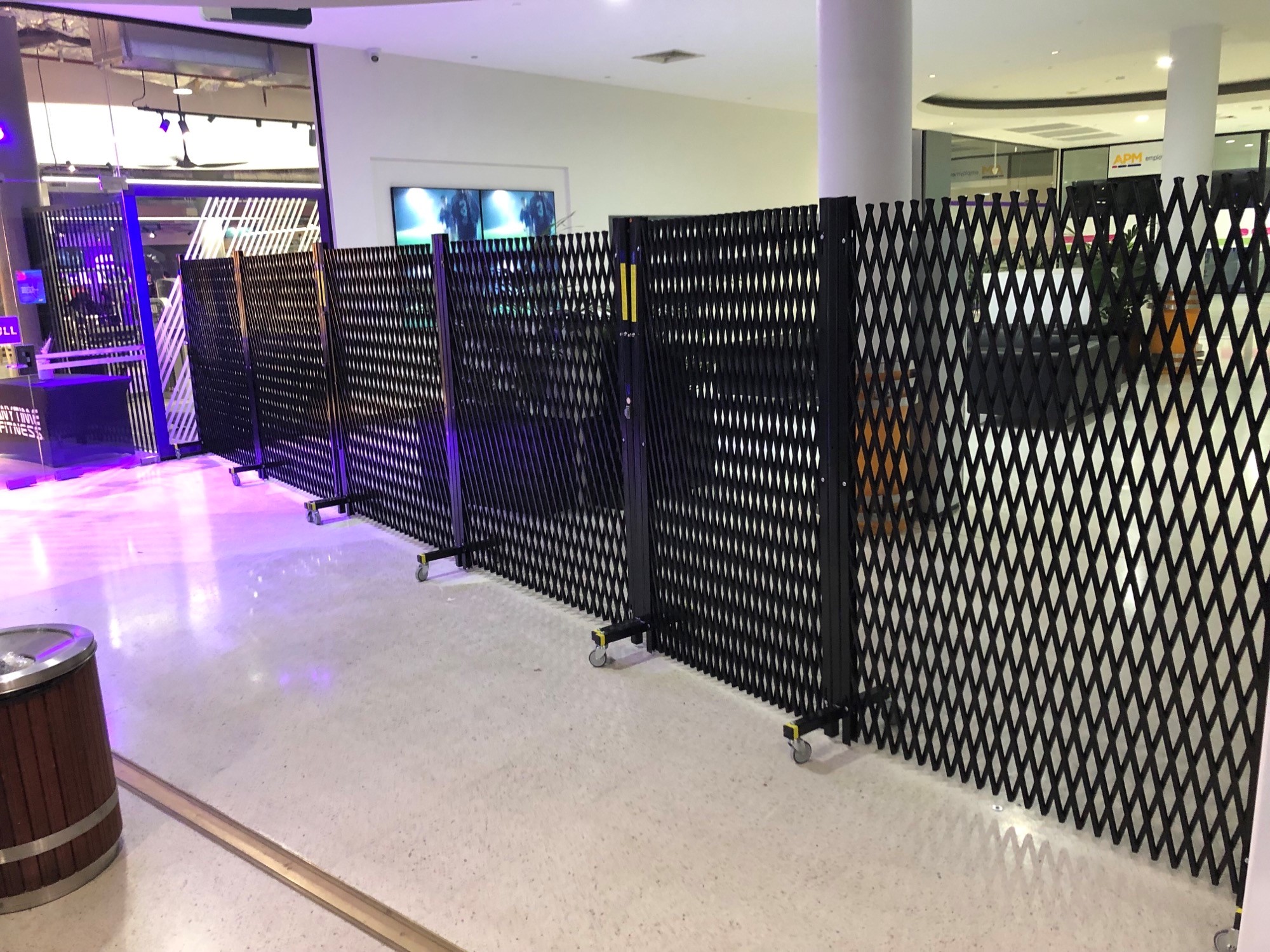 Retail Double Diamond Security Mobile Trellis Doors Australia