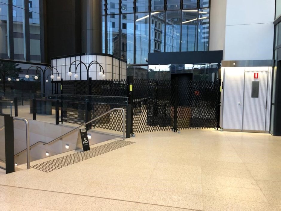 Retail Double Diamond Security Mobile Trellis Doors Australia
