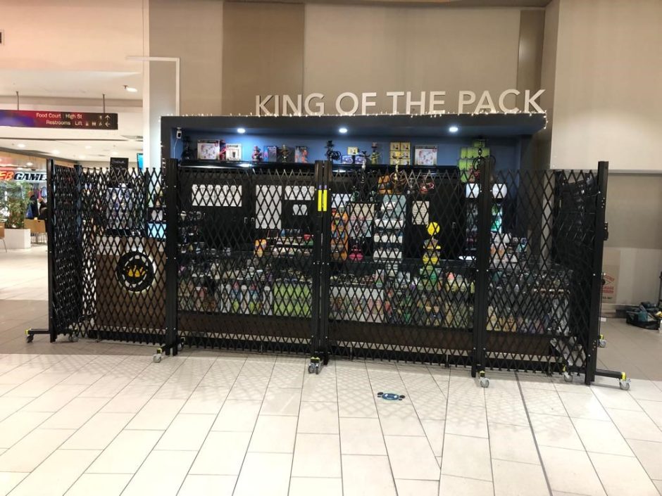 King of the pack Retail Double Diamond Security Mobile Trellis Doors Australia