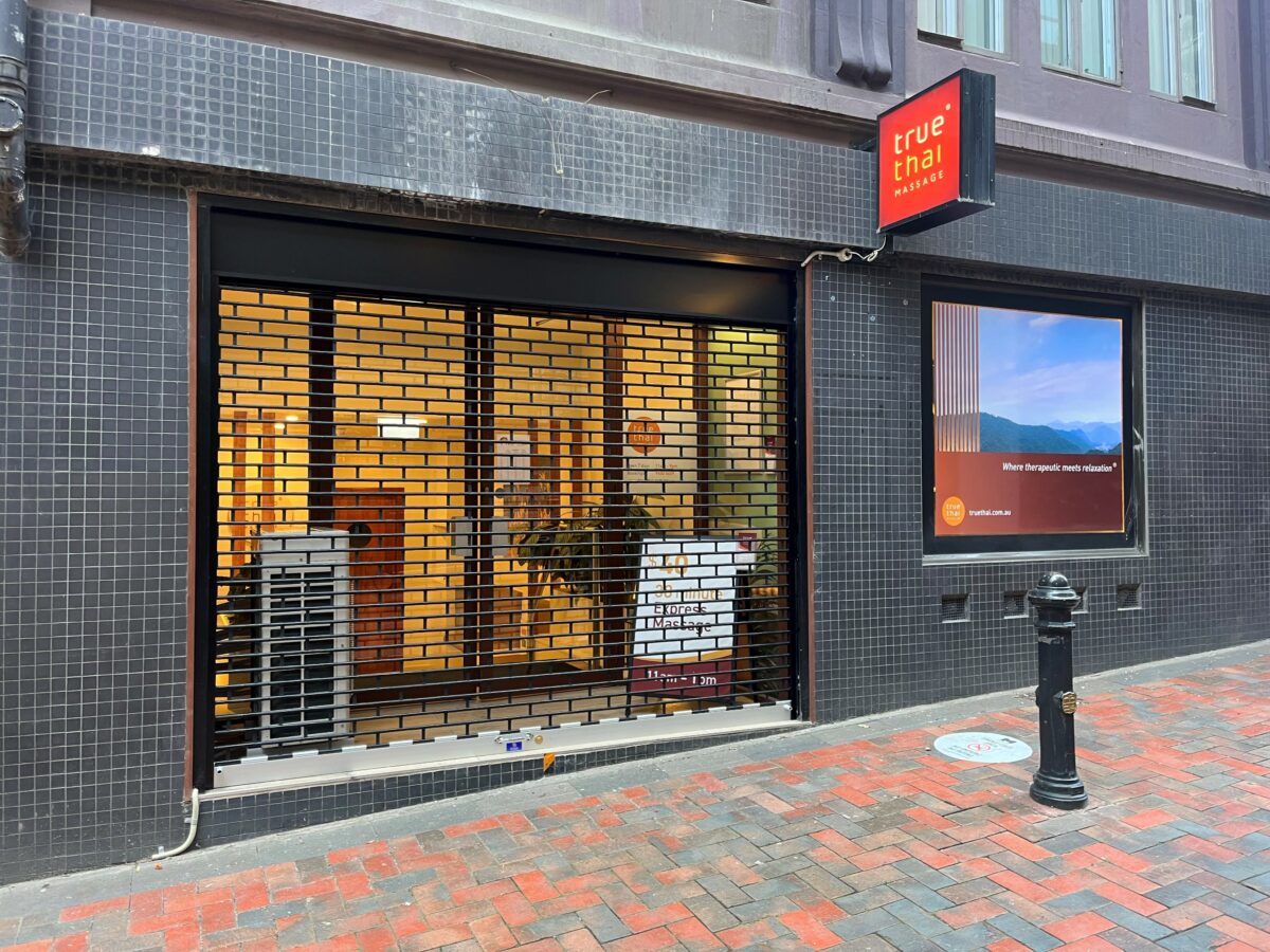 Aluminium Security-Grilles Installed in Melbourne’s CBD