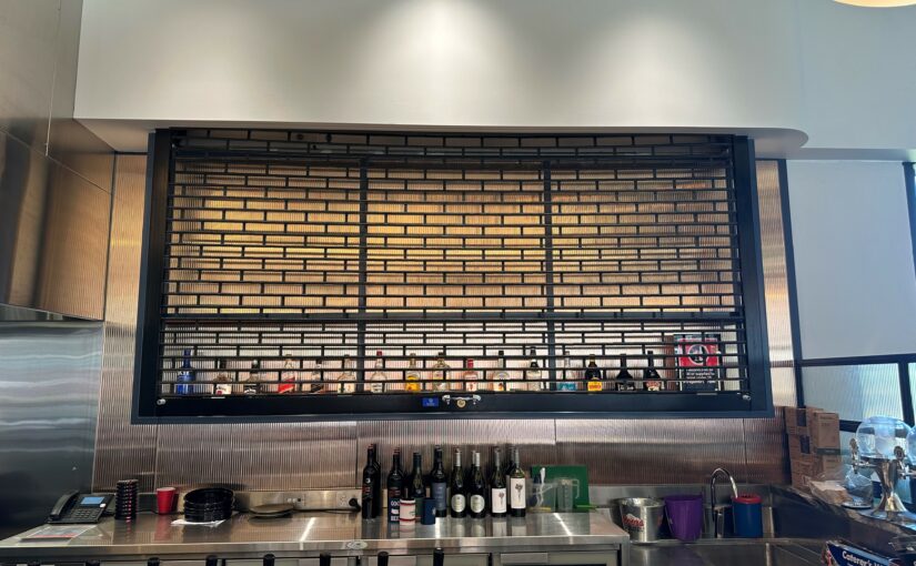 All aluminium roller grille shutter has impressive strength and great visual appeal