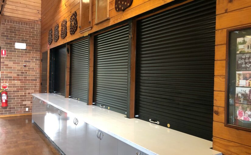 Quality Roller Shutters for canteens, serveries, counter tops, reception desks, bar counters