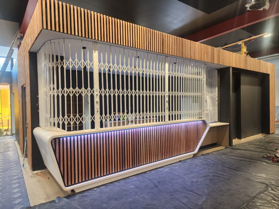Folding Curved Security Shutters & Gates - Retail & Commercial Tasmania