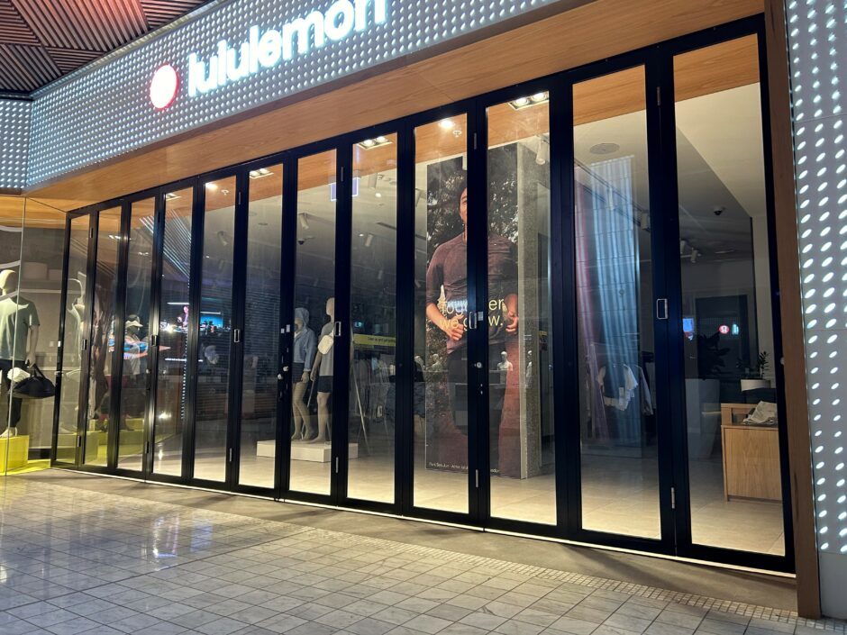 Bi-Folding Glass Door Installation for Retail Shops on the Australian Market in Sydney