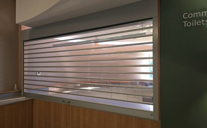 Rolling shutters are ideal to secure low height counter tops, serveries, benchtops, reception counters