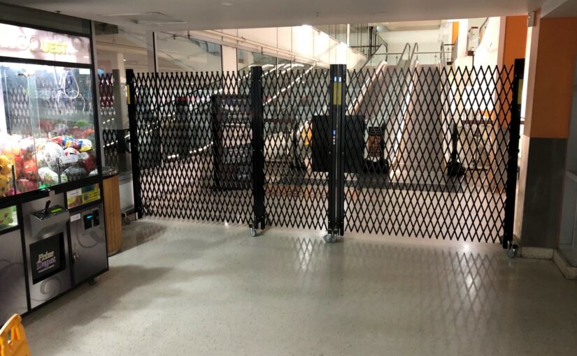Expandable Gate Complies with Australian Standards for Temporary Fencing