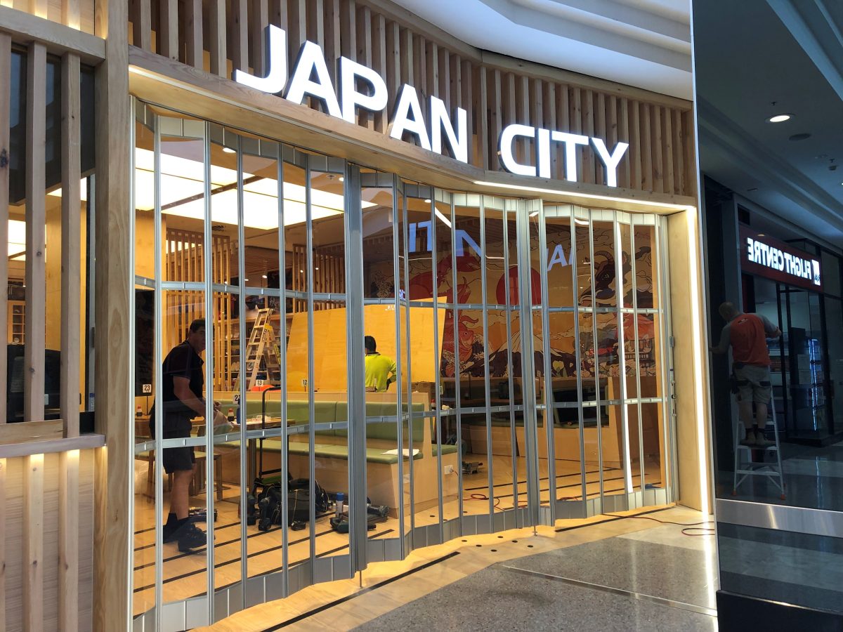 Bi Fold Door for Retail Shops Australia like Japan City