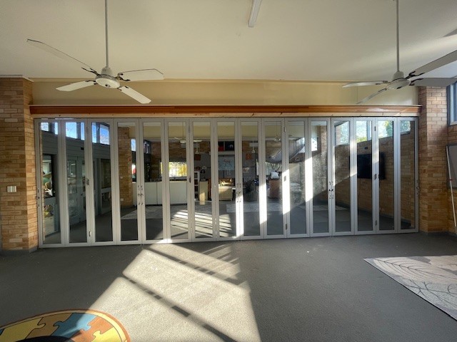 Folding Glass Doors for pre Schools & Universities Australia